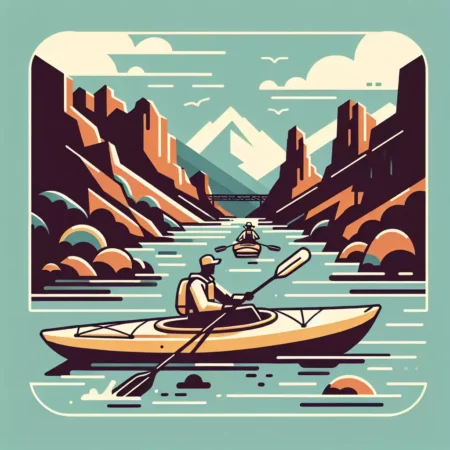 Berkayak di Sungai Colorado